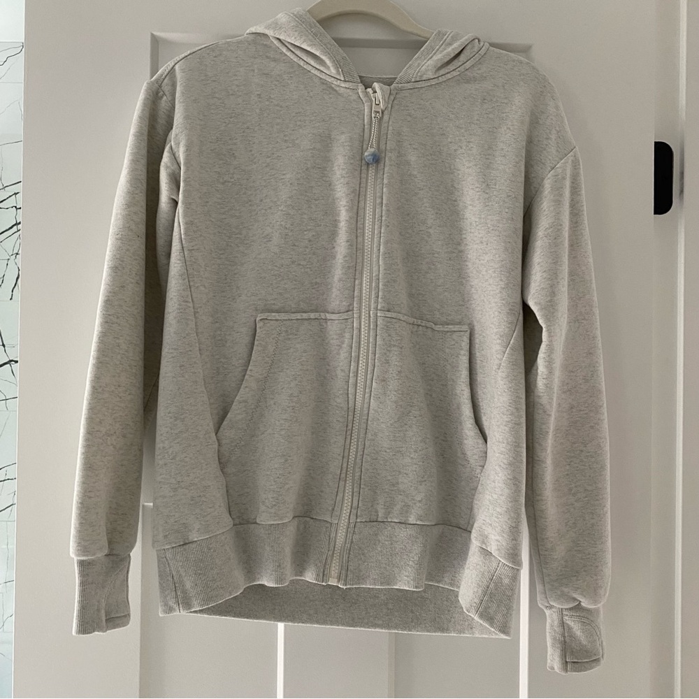 Kid's Athleta Girl Light Gray Fleece Sweatshirt